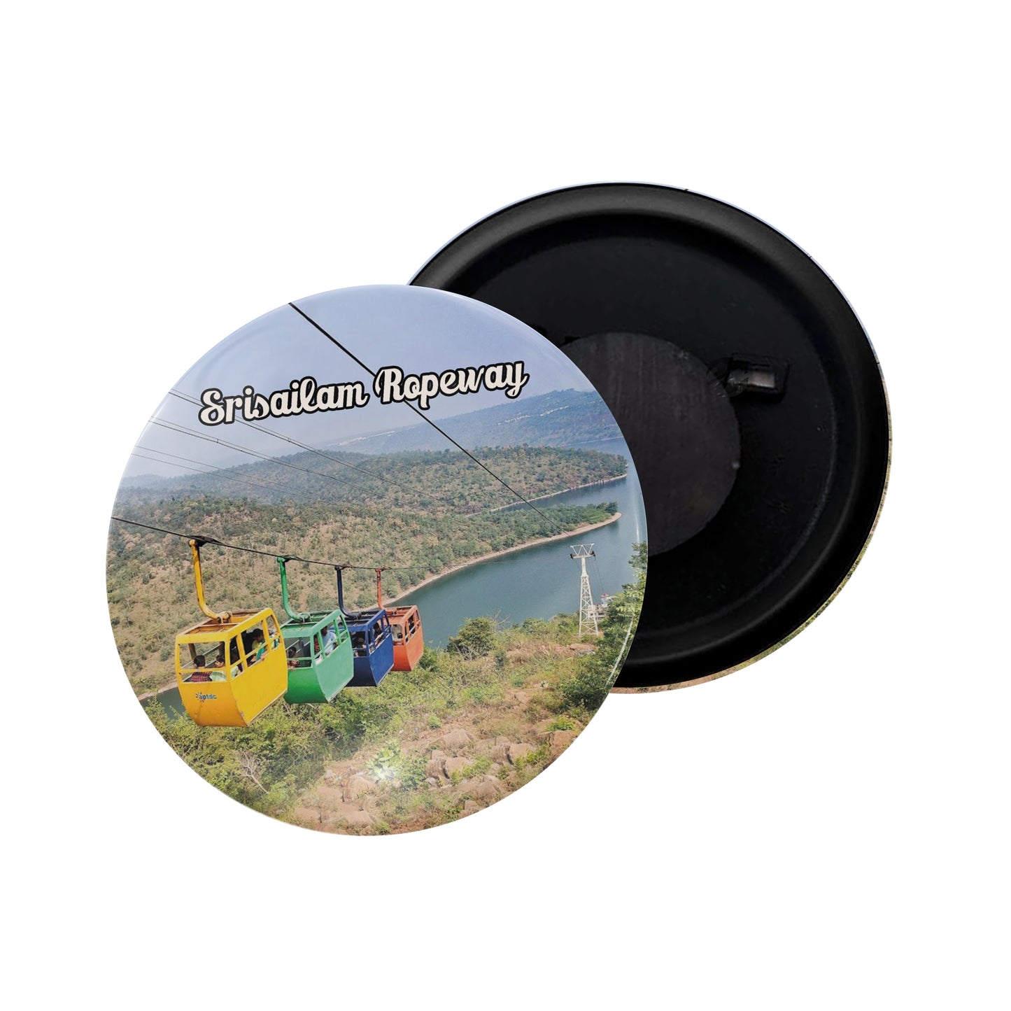 dhcrafts Fridge Magnet Multicolor Andhra Pradesh Maredumilli Glossy Finish Design Pack of 1