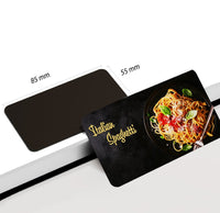 dhcrafts Rectangular Rubber Fridge Magnet Multicolor Food Italian Spaghetti D2 Rectangular Design Pack of 1 (8.6cm x 5.4cm)
