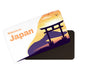 dhcrafts Rectangular Fridge Magnet Multicolor Japan D1 Design Pack of 1 (8.6cm x 5.4cm)
