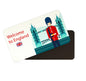 dhcrafts Rectangular Fridge Magnet Multicolor England D1 Design Pack of 1 (8.6cm x 5.4cm)