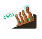 dhcrafts Rectangular Fridge Magnet Multicolor Chile D1 Design Pack of 1 (8.6cm x 5.4cm)