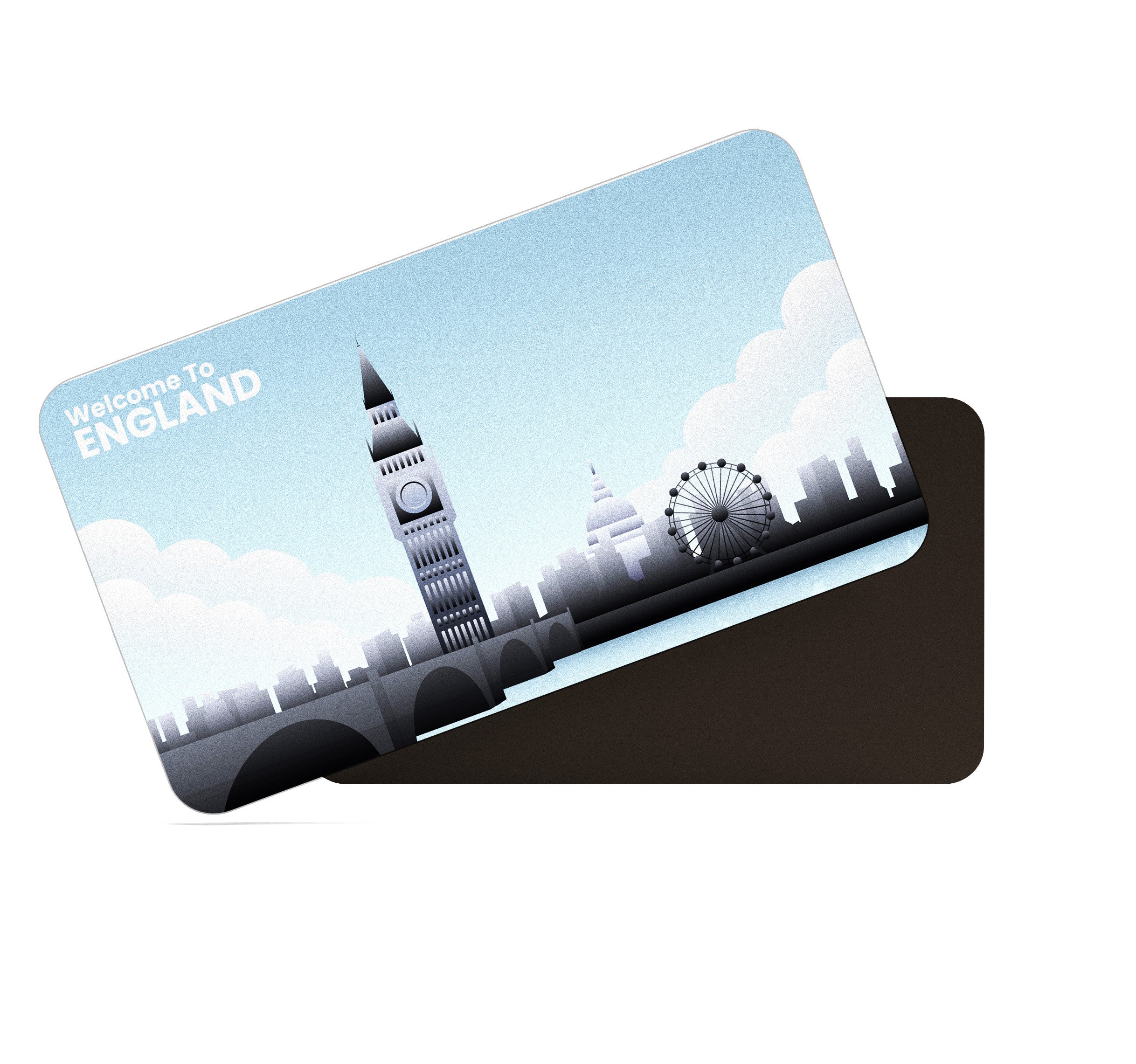 dhcrafts Rectangular Fridge Magnet Multicolor England D2 Design Pack of 1 (8.6cm x 5.4cm)