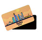 dhcrafts Rectangular Fridge Magnet Orange Qatar Doha Design Pack of 1 (8.6cm x 5.4cm)