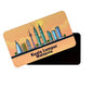 dhcrafts Rectangular Fridge Magnet Orange Malaysia Kuala Lumpur Design Pack of 1 (8.6cm x 5.4cm)