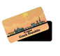 dhcrafts Rectangular Fridge Magnet Orange Czech Republic Prague Design Pack of 1 (8.6cm x 5.4cm)
