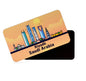dhcrafts Rectangular Fridge Magnet Orange Saudi Arabia Riyadh Design Pack of 1 (8.6cm x 5.4cm)