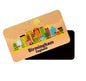 dhcrafts Rectangular Fridge Magnet Orange England Birmingham Design Pack of 1 (8.6cm x 5.4cm)