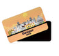 dhcrafts Rectangular Fridge Magnet Orange India Udaipur Design Pack of 1 (8.6cm x 5.4cm)