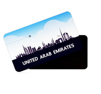 dhcrafts Rectangular Fridge Magnet Purple United Arab Emirates Design Pack of 1 (8.6cm x 5.4cm)