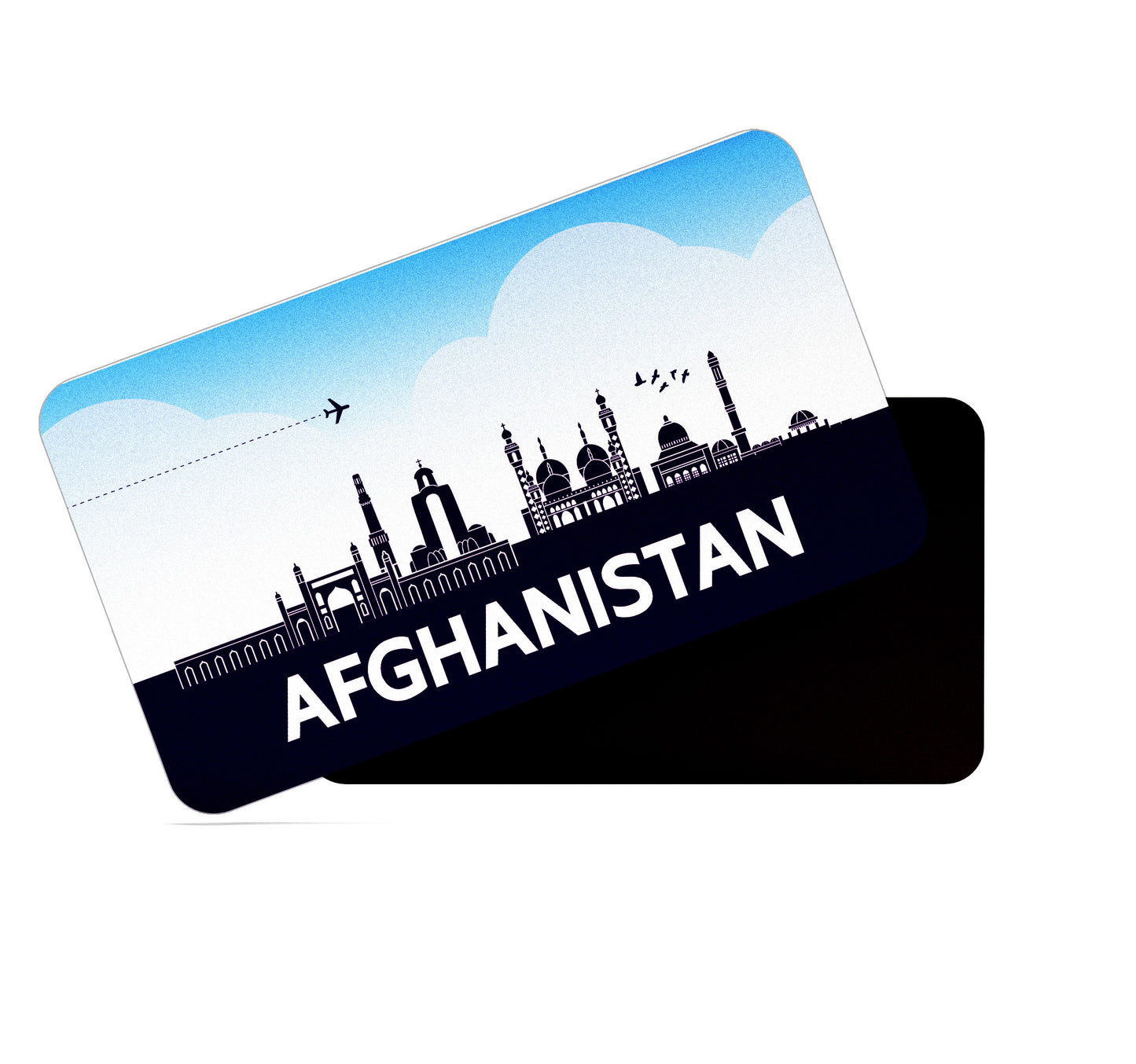 dhcrafts Rectangular Fridge Magnet Purple Afghanistan Design Pack of 1 (8.6cm x 5.4cm)