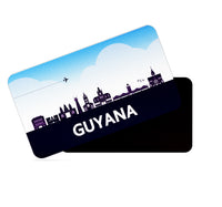 dhcrafts Rectangular Fridge Magnet Purple Guyana Design Pack of 1 (8.6cm x 5.4cm)