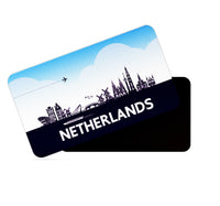 dhcrafts Rectangular Fridge Magnet Purple Netherlands Design Pack of 1 (8.6cm x 5.4cm)