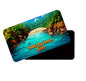 dhcrafts Rectangular Fridge Magnet Goa Multicolor Butterfly Beach Design Pack of 1 (8.6cm x 5.4cm)