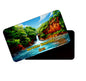 dhcrafts Rectangular Fridge Magnet Goa Multicolor Harvalem Waterfalls Design Pack of 1 (8.6cm x 5.4cm)