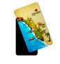 dhcrafts Rectangular Fridge Magnet Multicolor Kerala D1 Design Pack of 1 (8.6cm x 5.4cm)