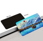 dhcrafts Rectangular Fridge Magnet Multicolor Kashmir D1 Design Pack of 1 (8.6cm x 5.4cm)