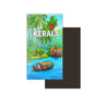 dhcrafts Rectangular Fridge Magnet Multicolor Kerala D2 Design Pack of 1 (8.6cm x 5.4cm)