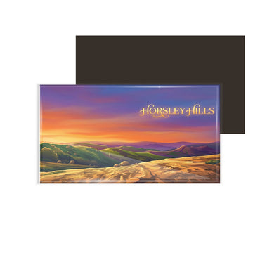 dhcrafts Rectangular Fridge Magnet Multicolor Andhra Pradesh Horsley Hills Design Pack of 1 (8.6cm x 5.4cm)