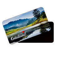 dhcrafts Rectangular Rubber Fridge Magnet / Magnetic Card Multicolor Tamil Nadu Kodaikanal D1 Design Pack of 1 (8.6cm x 5.4cm)