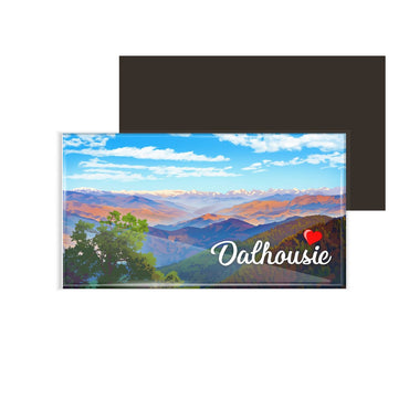 dhcrafts Rectangular Fridge Magnet Multicolor Himachal Pradesh Dalhousie D1 Design Pack of 1 (8.6cm x 5.4cm)