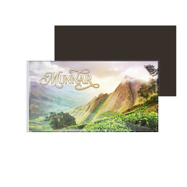 dhcrafts Rectangular Fridge Magnet Multicolor Kerala Munnar D2 Design Pack of 1 (8.6cm x 5.4cm)