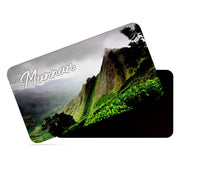 dhcrafts Rectangular Rubber Fridge Magnet / Magnetic Card Multicolor Kerala Munnar D2 Design Pack of 1 (8.6cm x 5.4cm)