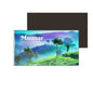 dhcrafts Rectangular Fridge Magnet Multicolor Kerala Munnar D7 Design Pack of 1 (8.6cm x 5.4cm)