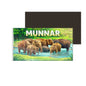 dhcrafts Rectangular Fridge Magnet Multicolor Kerala Munnar D10 Elephant Design Pack of 1 (8.6cm x 5.4cm)