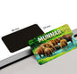 dhcrafts Rectangular Fridge Magnet Multicolor Kerala Munnar D10 Elephant Design Pack of 1 (8.6cm x 5.4cm)