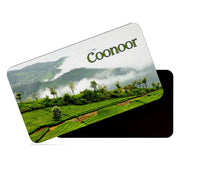 dhcrafts Rectangular Rubber Fridge Magnet / Magnetic Card Multicolor Tamil Nadu Coonoor Design Pack of 1 (8.6cm x 5.4cm)
