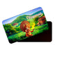 dhcrafts Rectangular Fridge Magnet Multicolor Kerala Wayanad Design Pack of 1 (8.6cm x 5.4cm)