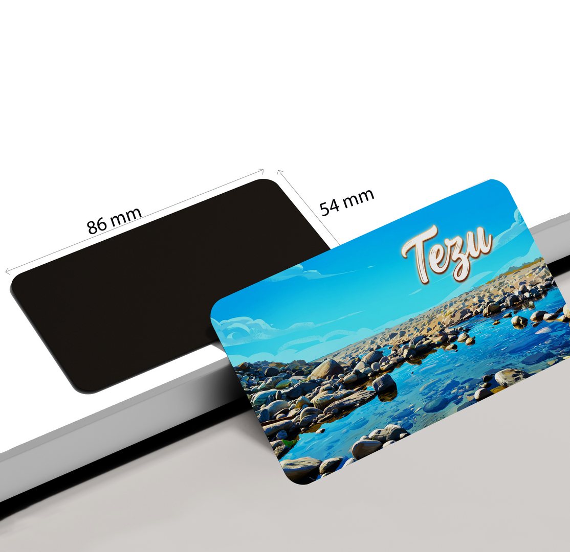 dhcrafts Rectangular Fridge Magnet Multicolor Arunachal Pradesh Tezu Design Pack of 1 (8.6cm x 5.4cm)