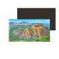 dhcrafts Rectangular Fridge Magnet Multicolor Karnataka Ramanagara Design Pack of 1 (8.6cm x 5.4cm)