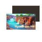 dhcrafts Rectangular Fridge Magnet Multicolor Tamil Nadu Hogenakkal Water Fall Design Pack of 1 (8.6cm x 5.4cm)