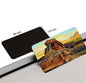 dhcrafts Rectangular Fridge Magnet Multicolor Karnataka Madhugiri Design Pack of 1 (8.6cm x 5.4cm)