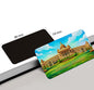 dhcrafts Rectangular Fridge Magnet Multicolor Karnataka Vidhana Soudha Design Pack of 1 (8.6cm x 5.4cm)