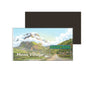 dhcrafts Rectangular Fridge Magnet Multicolor Uttarakhand Mana Village Design Pack of 1 (8.6cm x 5.4cm)