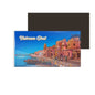dhcrafts Rectangular Fridge Magnet Multicolor Uttar Pradesh Vishram Ghat Evening Design Pack of 1 (8.6cm x 5.4cm)