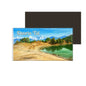 dhcrafts Multicolor Uttarakhand Deoria Tal Design Rectangular Fridge Magnet Pack of 1 (8.6cm x 5.4cm)