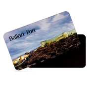 dhcrafts Multicolor Karnataka Ballari Fort Design Rectangular Rubber Matte Finish Fridge Magnet / Magnetic Card Pack of 1 (8.6cm x 5.4cm)