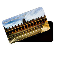 dhcrafts Multicolor Karnataka Bhoga Nandeeshwara Temple Design Rectangular Rubber Matte Finish Fridge Magnet / Magnetic Card Pack of 1 (8.6cm x 5.4cm)
