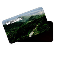 dhcrafts Multicolor Tamil Nadu Sirumalai Design Rectangular Rubber Matte Finish Fridge Magnet / Magnetic Card Pack of 1 (8.6cm x 5.4cm)