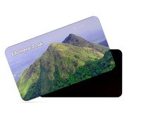 dhcrafts Multicolor Kerala Chembra Peak Design Rectangular Rubber Matte Finish Fridge Magnet / Magnetic Card Pack of 1 (8.6cm x 5.4cm)