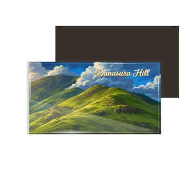 dhcrafts Multicolor Kerala Banasura Hills Design Rectangular Fridge Magnet Pack of 1 (8.6cm x 5.4cm)