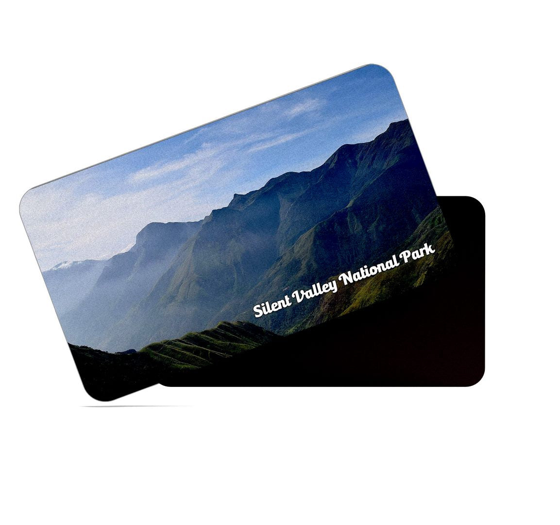 dhcrafts Multicolor Kerala Silent Valley National Park D2 Design Rectangular Rubber Matte Finish Fridge Magnet / Magnetic Card Pack of 1 (8.6cm x 5.4cm)
