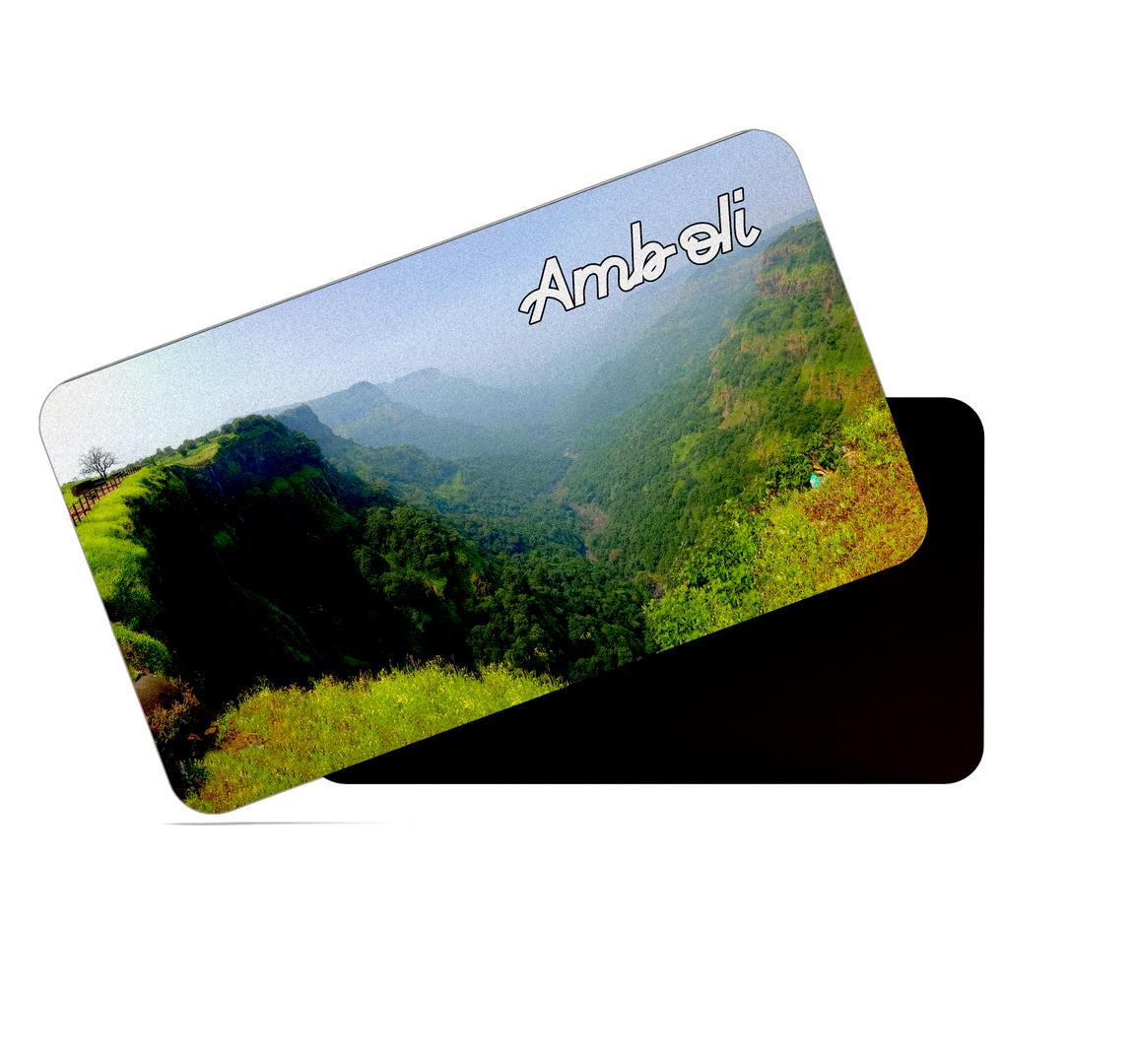 dhcrafts Multicolor Maharashtra Amboli Design Rectangular Rubber Matte Finish Fridge Magnet / Magnetic Card Pack of 1 (8.6cm x 5.4cm)