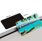dhcrafts Multicolor Odisha Cuttack Design Rectangular Fridge Magnet Pack of 1 (8.6cm x 5.4cm)