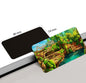dhcrafts Multicolor Madhya Pradesh Pandav Falls Design Rectangular Fridge Magnet Pack of 1 (8.6cm x 5.4cm)