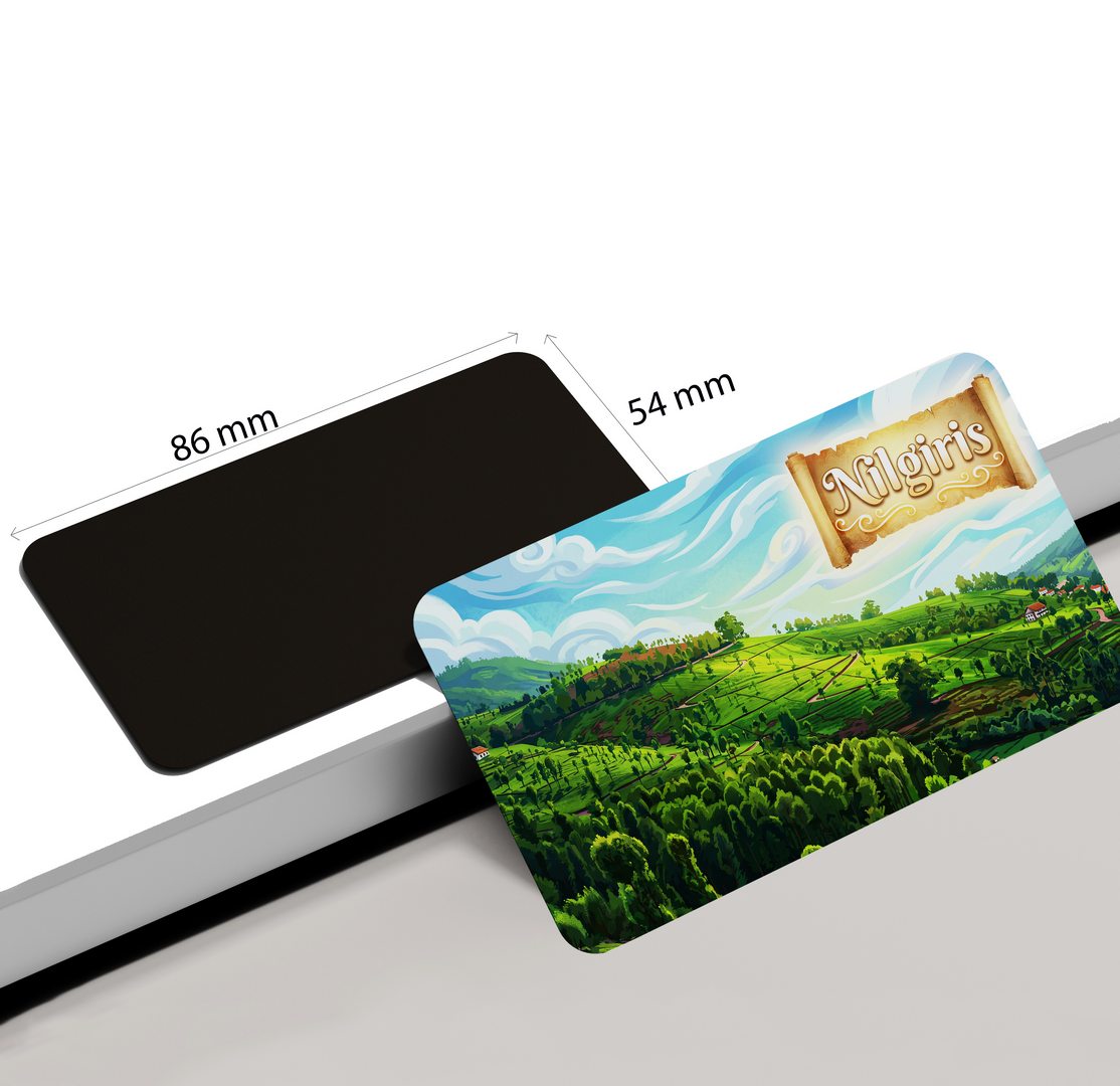 dhcrafts Multicolor Tamil Nadu Nilgiris Design Rectangular Fridge Magnet Pack of 1 (8.6cm x 5.4cm)