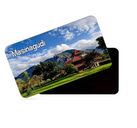 dhcrafts Multicolor Tamil Nadu Masinagudi Design Rectangular Rubber Matte Finish Fridge Magnet / Magnetic Card Pack of 1 (8.6cm x 5.4cm)